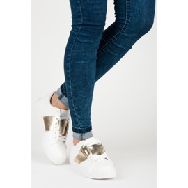 Vita sportmode sneakers gul 2