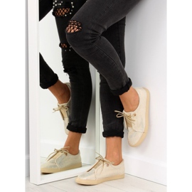 Guld dam sneakers MB102 Guld gyllene 1