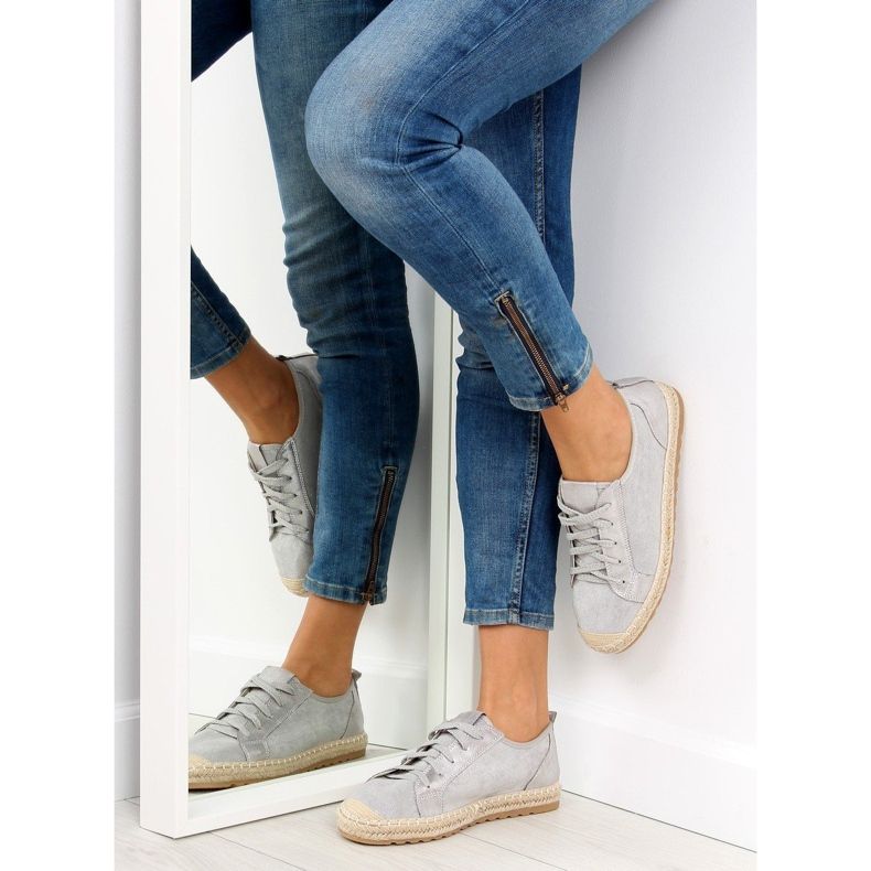 Grå espadrilles sneakers BB02P Grå 2