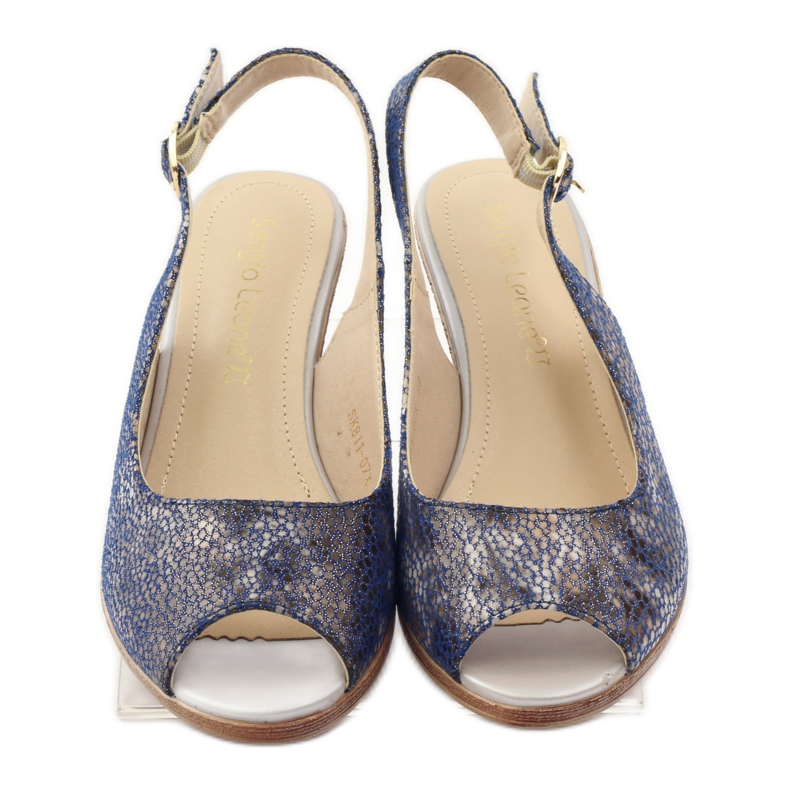 Sergio Leone 811 kilasandaler marinblå 4