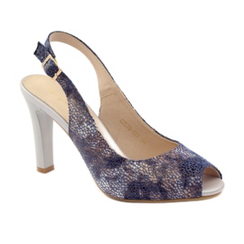 Sandaler på stolpen av Sergio Leone 578 brun marinblå 1