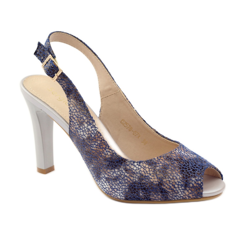 Sandaler på stolpen av Sergio Leone 578 brun marinblå 1