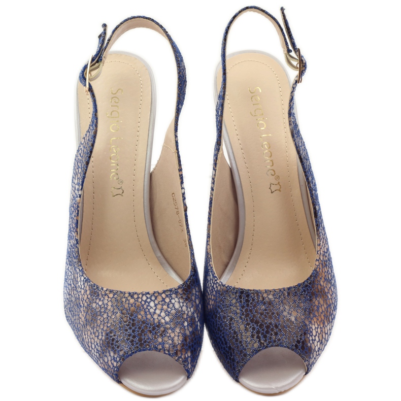 Sandaler på stolpen av Sergio Leone 578 brun marinblå 4