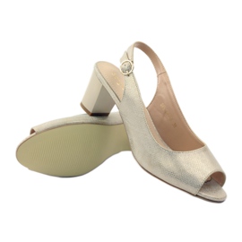 Sandaler på stolpen av Sergio Leone 810 gul brun 3