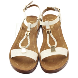 Filippo Damsandaler wz 104 vita gul 4