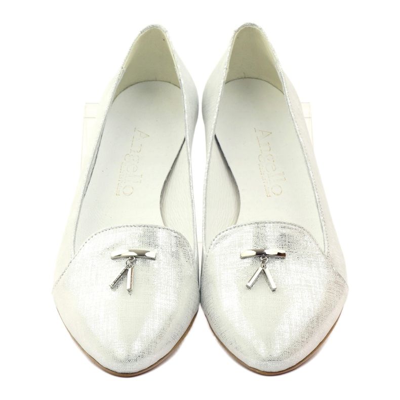 Lordsy ballerinas med silver Angello dekoration grå 4
