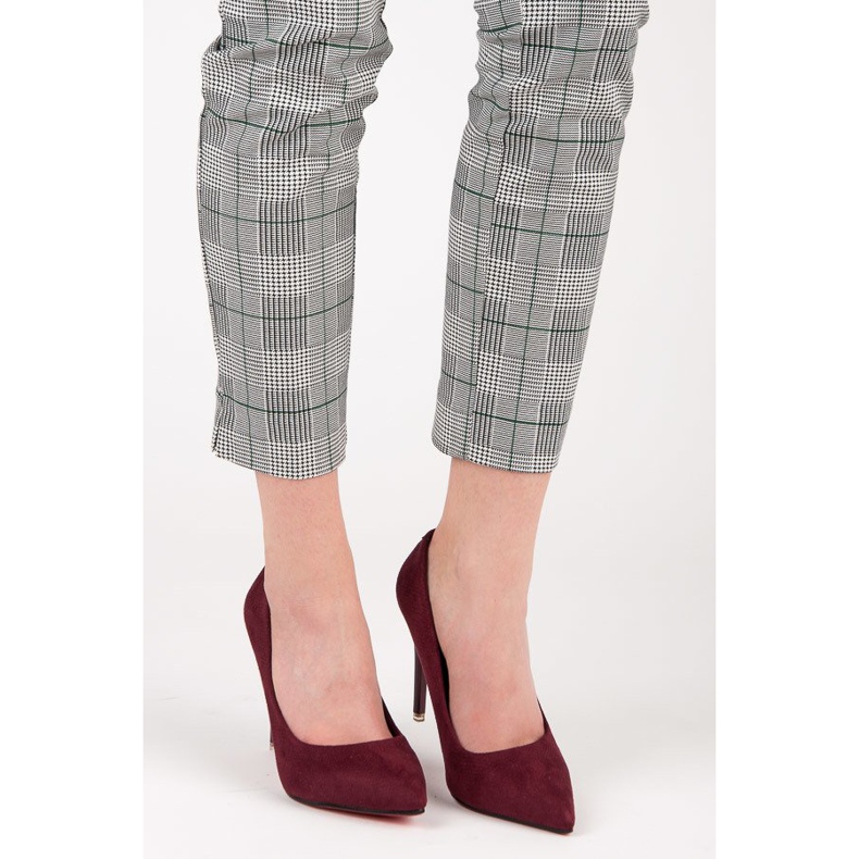 Rödbruna höga klackar 1