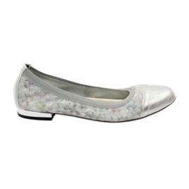 Elastisk ballerinor för kvinnor Gamis 1402 grå mångfärgad 1