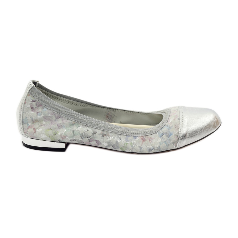 Elastisk ballerinor för kvinnor Gamis 1402 grå mångfärgad 1