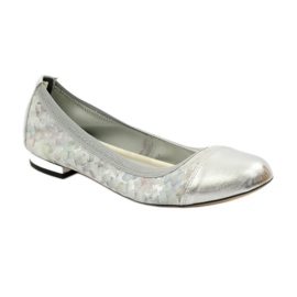 Elastisk ballerinor för kvinnor Gamis 1402 grå mångfärgad 2