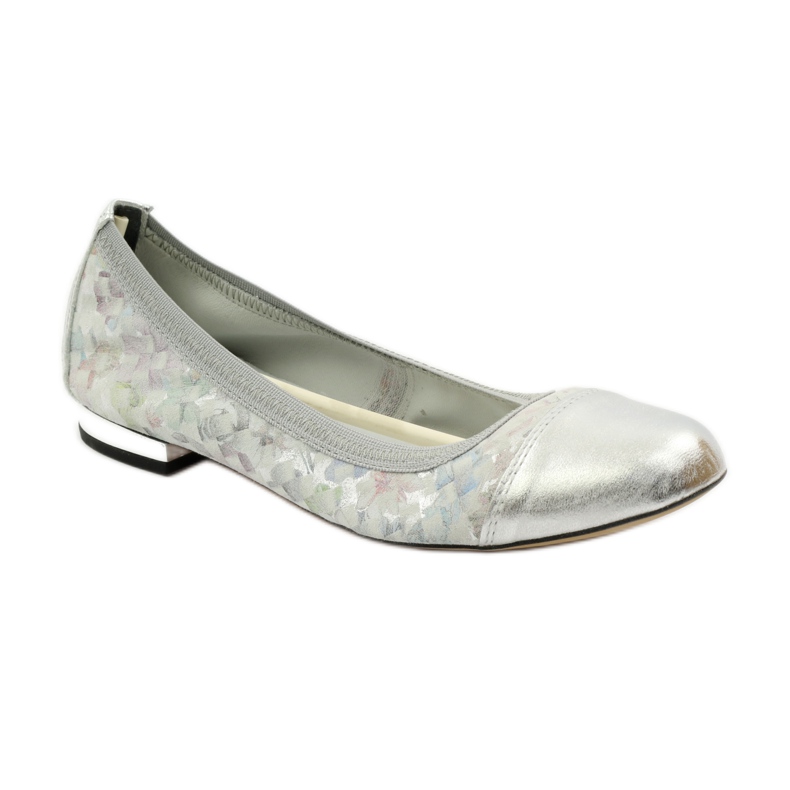 Elastisk ballerinor för kvinnor Gamis 1402 grå mångfärgad 2