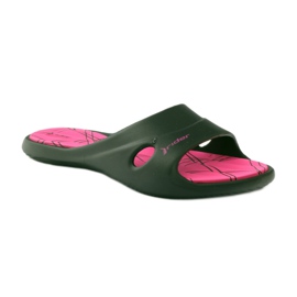 Rider 82214 gel pooltofflor svarta rosa 1
