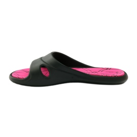 Rider 82214 gel pooltofflor svarta rosa 2