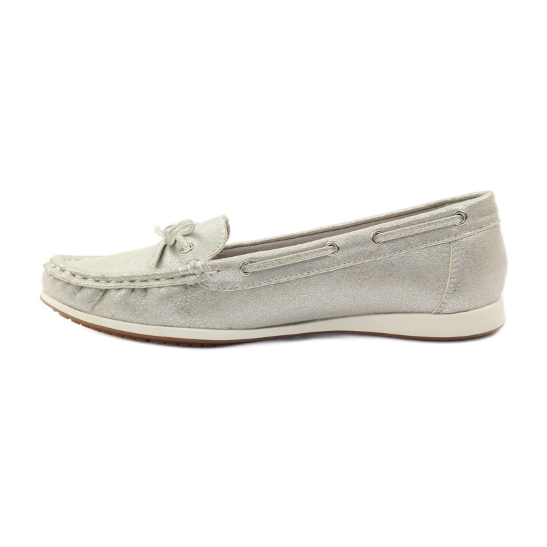Big Star Dam loafers Big-Star 274326 silver grå 2