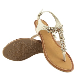 Flipflops guld 9-59 guld gyllene 1