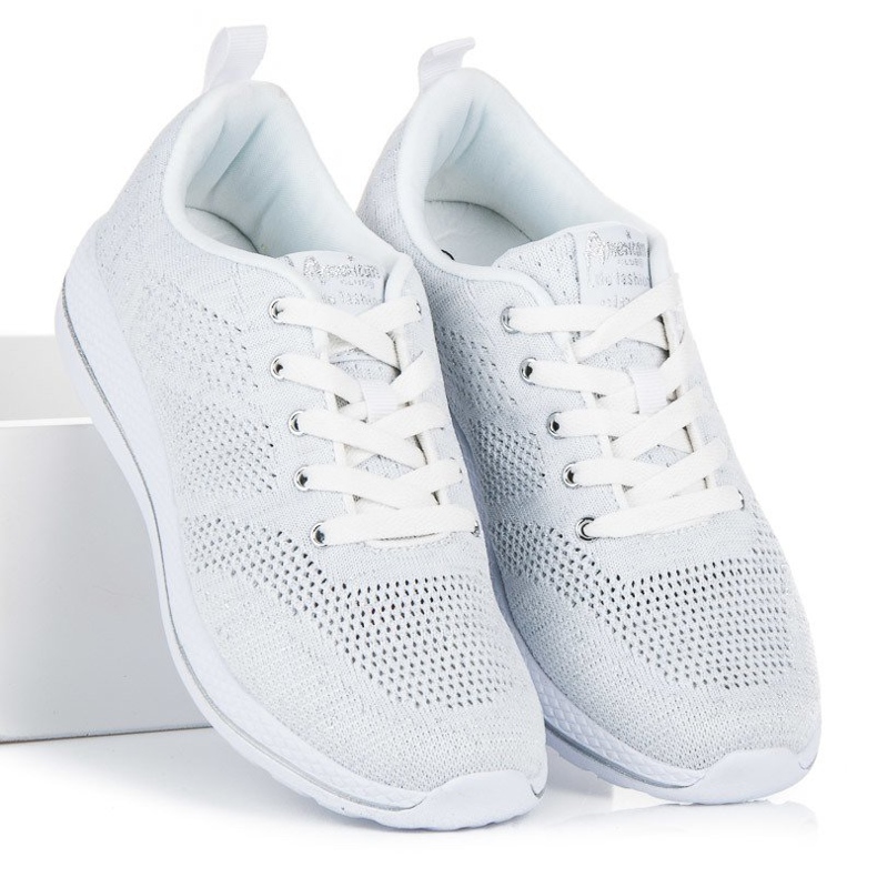 American Club Vita amerikanska sportskor 1