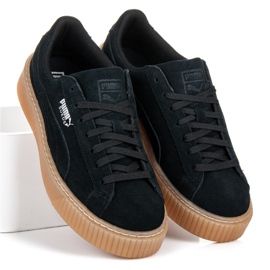 Puma Mocka Platform Jewel Jr svart 1