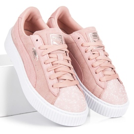 Puma Mocka Platform Pebble WN`S rosa 1
