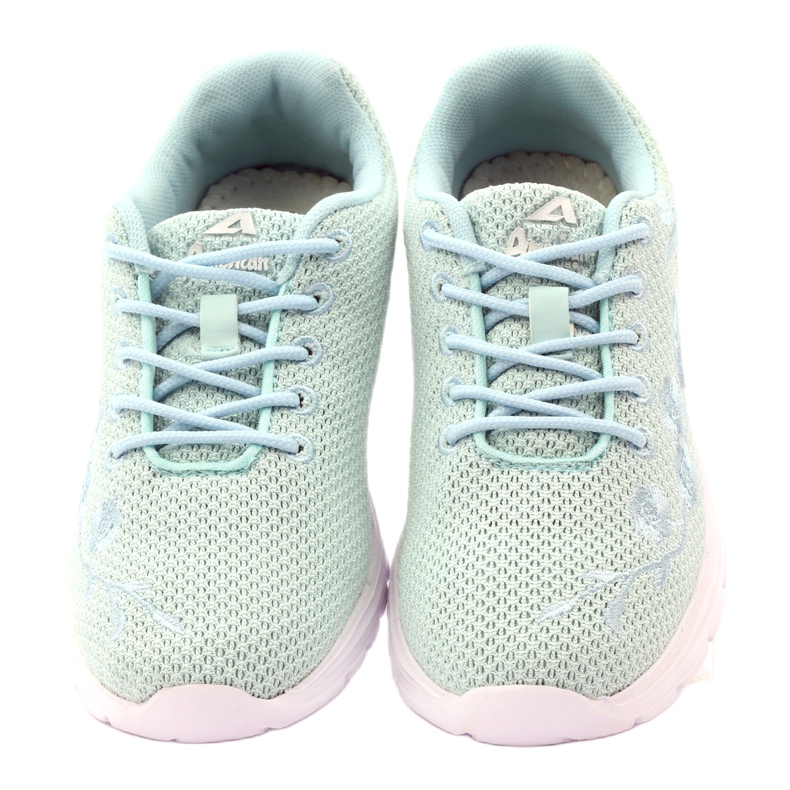 American Club Amerikanska läder innersula sportskor mångfärgad blå 4