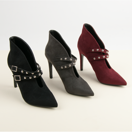 Cm Paris Spetsiga fjäderstövlar svart 1