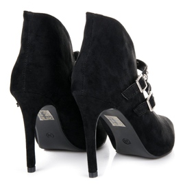 Cm Paris Spetsiga fjäderstövlar svart 2