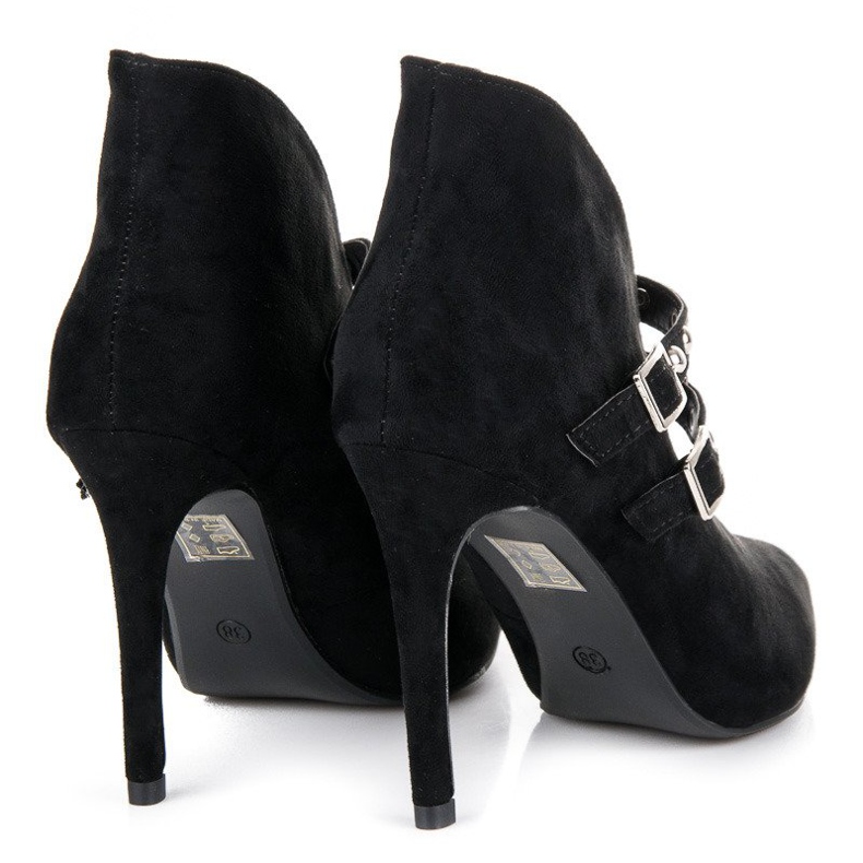 Cm Paris Spetsiga fjäderstövlar svart 2