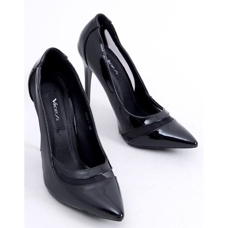 Pumpar på en stift med mesh E422 Svart 1