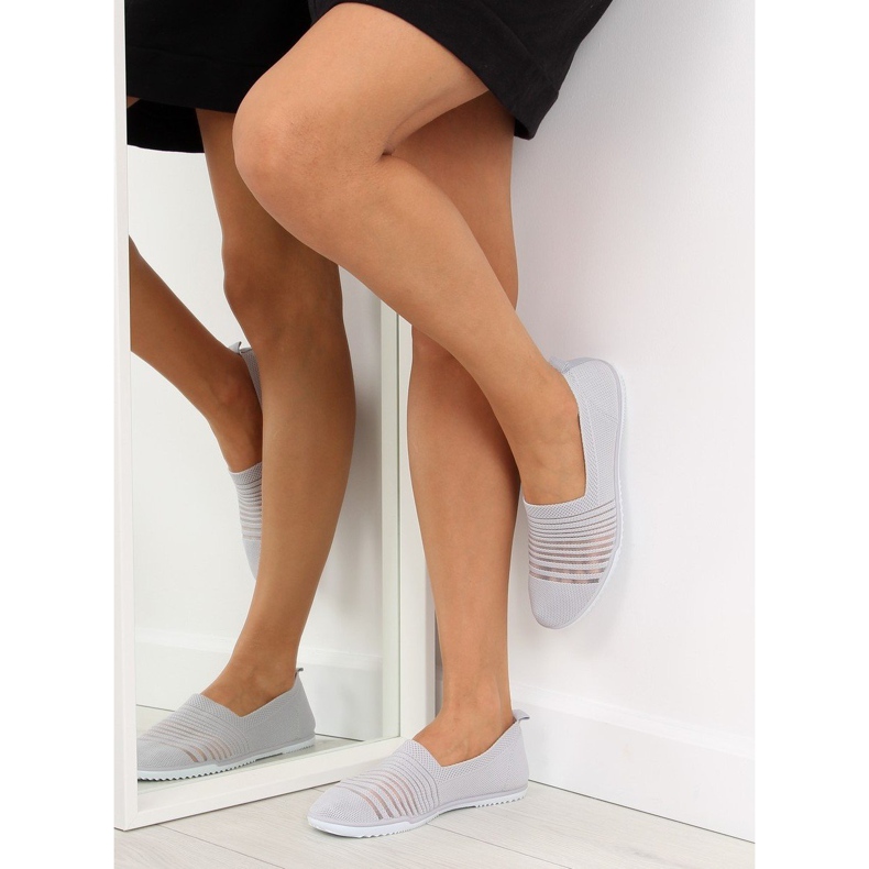 Grå Gråa dam sneakers SB96 Grå 1