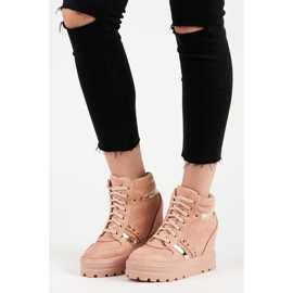 Bestelle Plattformssneakers rosa 1