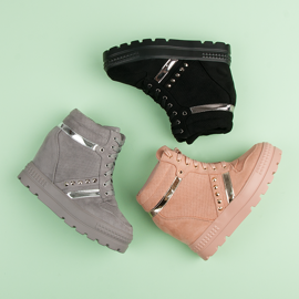 Bestelle Plattformssneakers svart 1