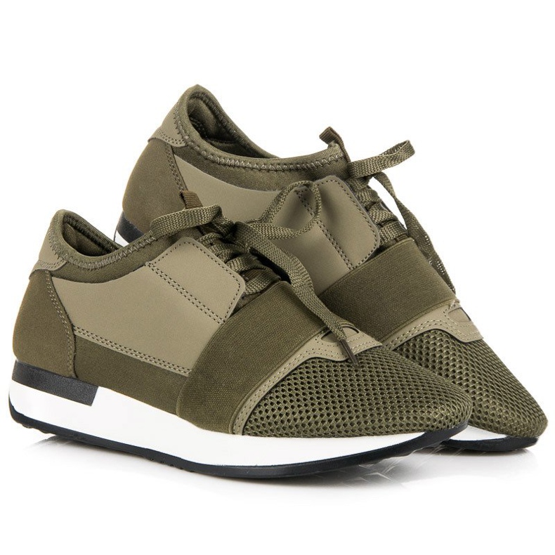 Slip-on sportskor grön 1