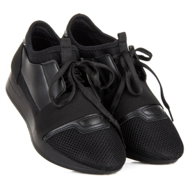 Slip-on sportskor svart 1