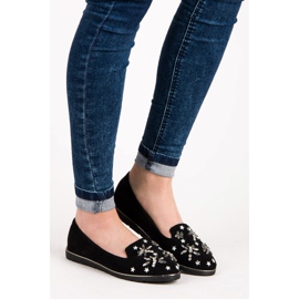 Fama Mockaherrar med utsmyckningar svart 1