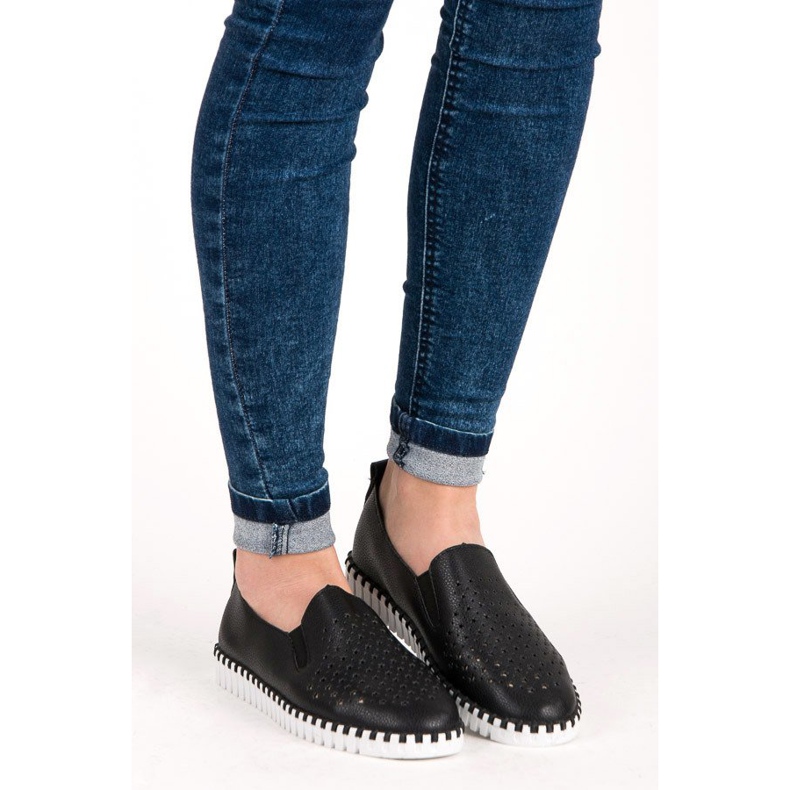 Seastar Openwork Slip On Sneakers svart 2