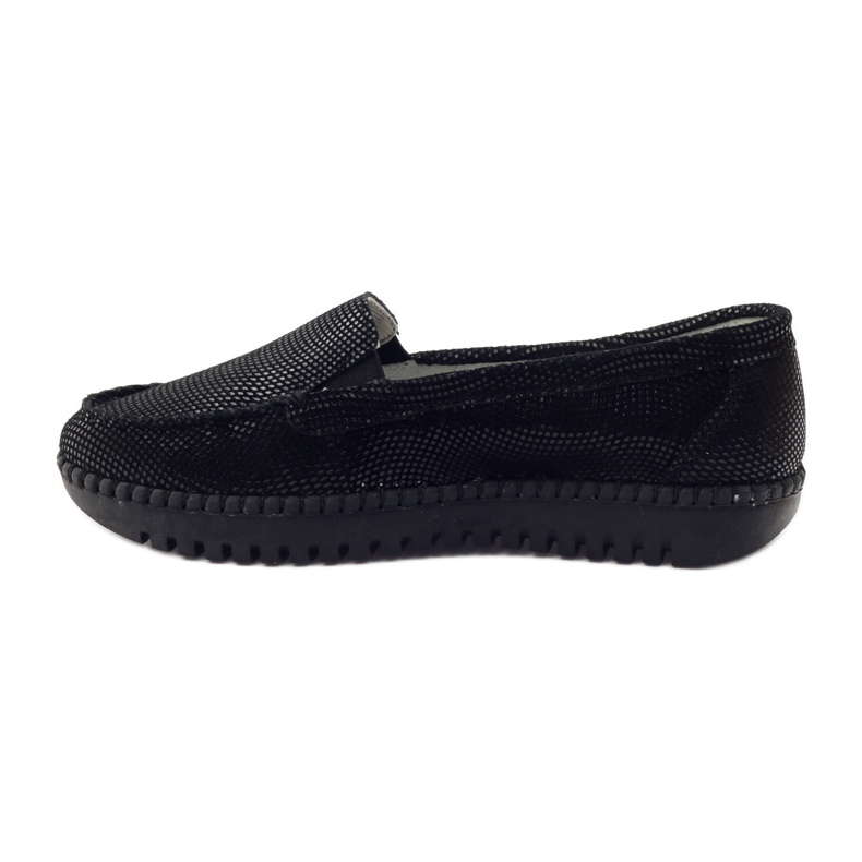 Läder loafers Filippo 139 svart 2