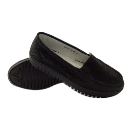 Läder loafers Filippo 139 svart 3