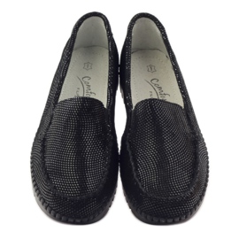 Läder loafers Filippo 139 svart 4