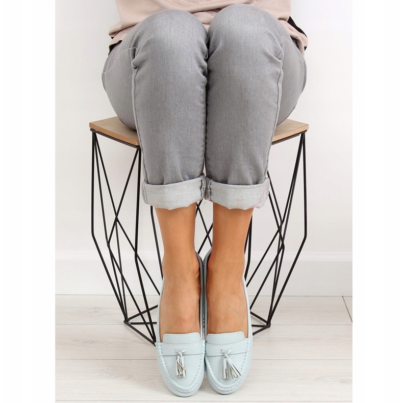 Blå loafers för dam 3147 L. Blå 2