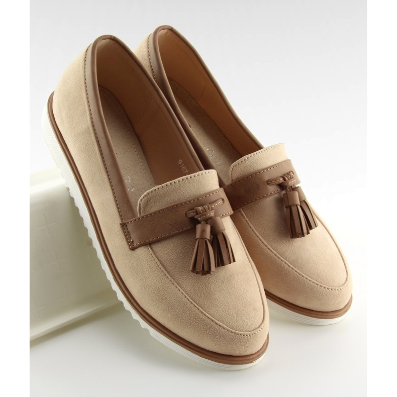 Beige loafers dam 9167 Beige 1