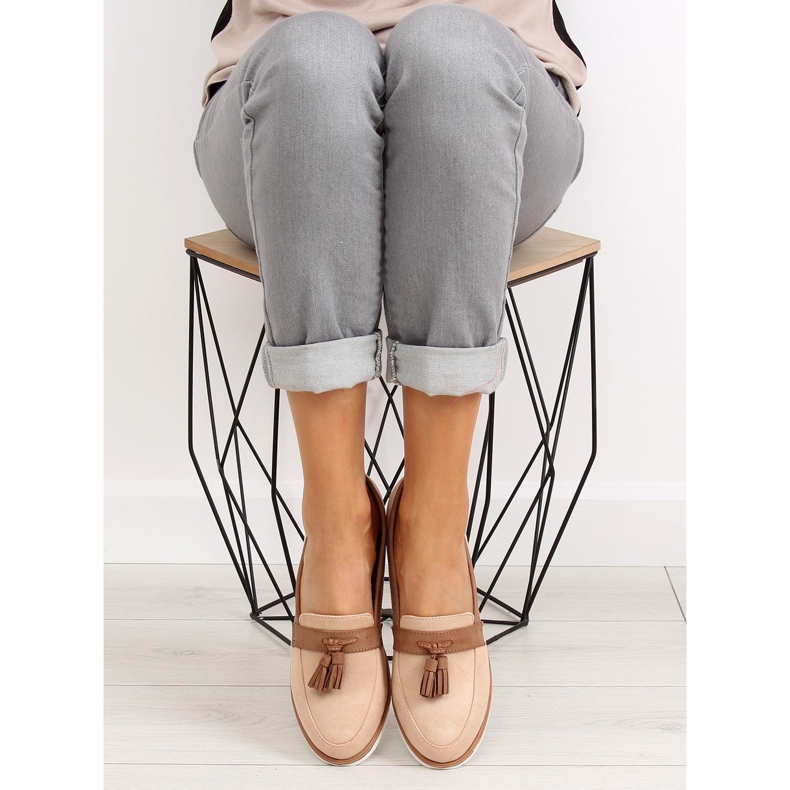 Beige loafers dam 9167 Beige 2