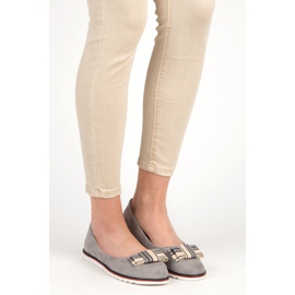 Mocka ballerinor grå 1