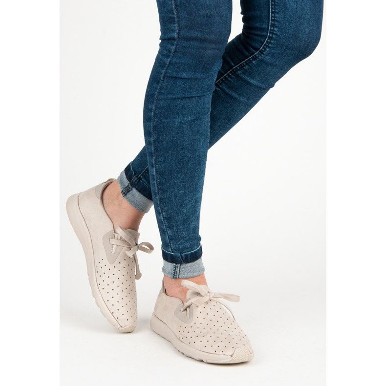 Kylie Mocka Openwork Slipons brun 2