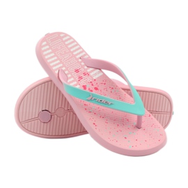 Rider 82365 barnflip-flops rosa grön 3