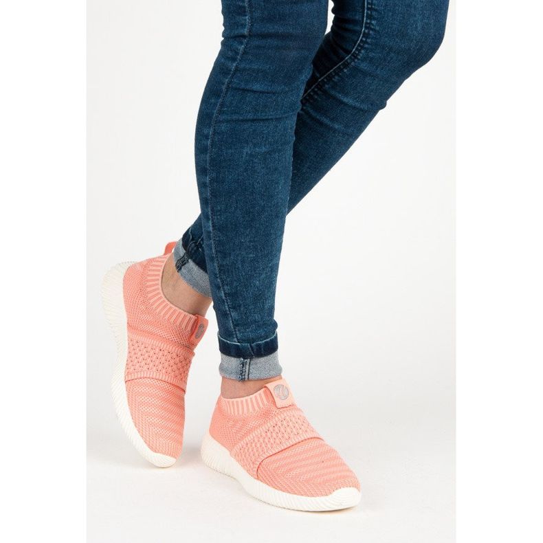 Kylie Slip-on textil sneakers rosa 2