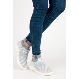 Kylie Slip-on textil sneakers grå 2