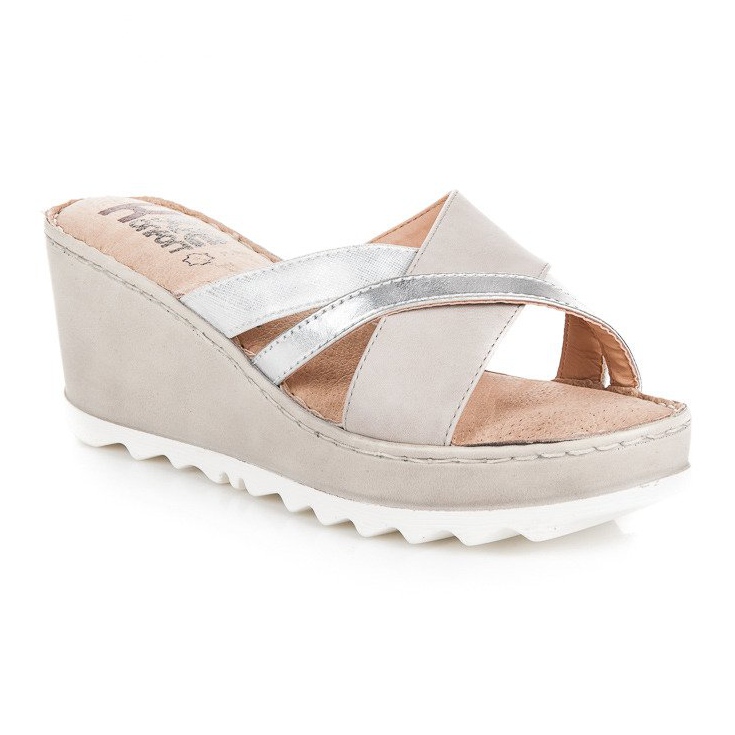 Kylie Kiltofflor brun grå 1