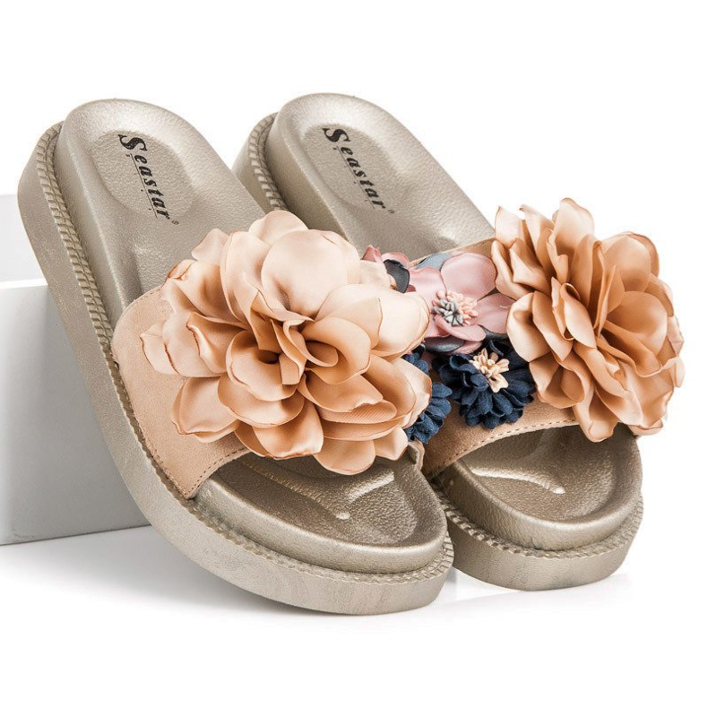 Seastar Blommor damtofflor gul 1