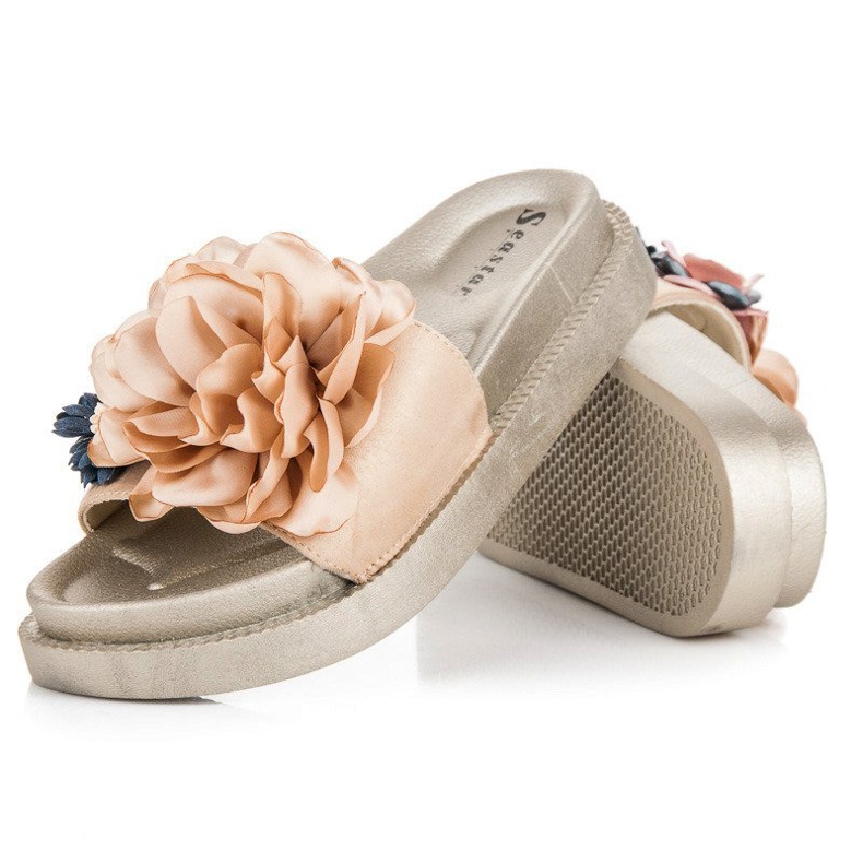 Seastar Blommor damtofflor gul 2