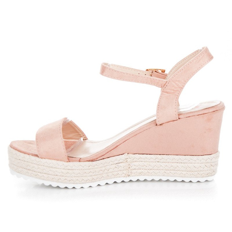 Seastar Wedge espadrillesandaler rosa 1