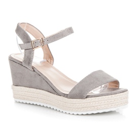 Seastar Wedge espadrillesandaler grå 1